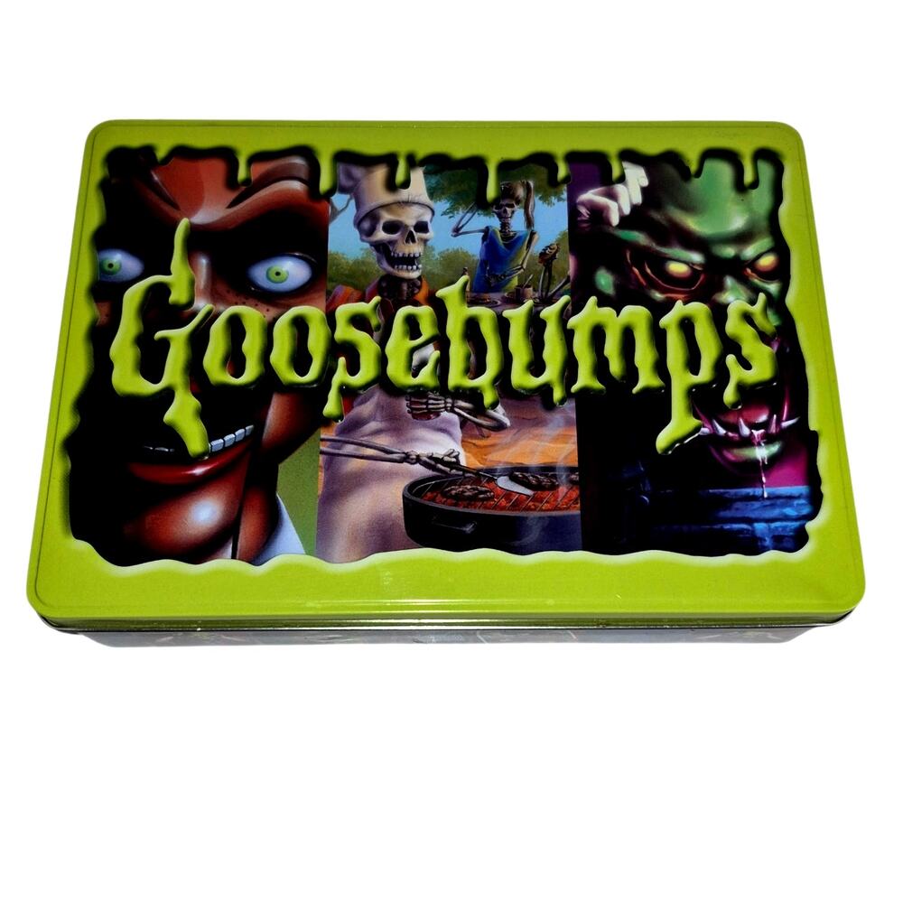 R.L Stine Goosebumps Scholastic Retro Scream Collection Tin 5 Best Selling Books - Picture 4 of 10